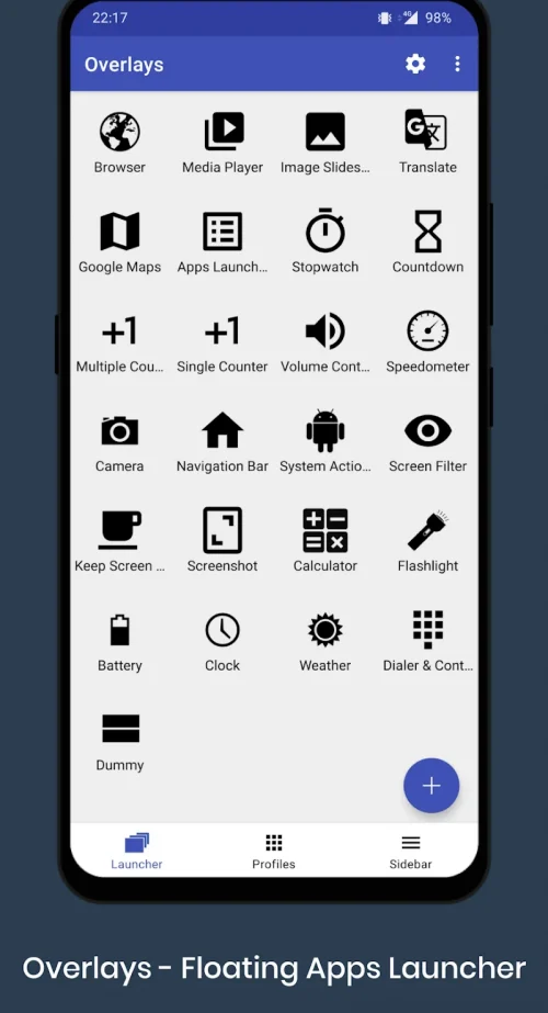 Overlays – Floating Launcher