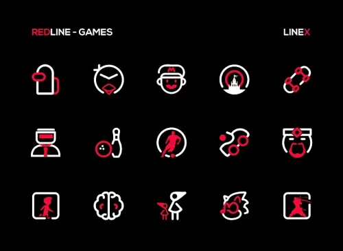 RedLine Icon Pack : LineX