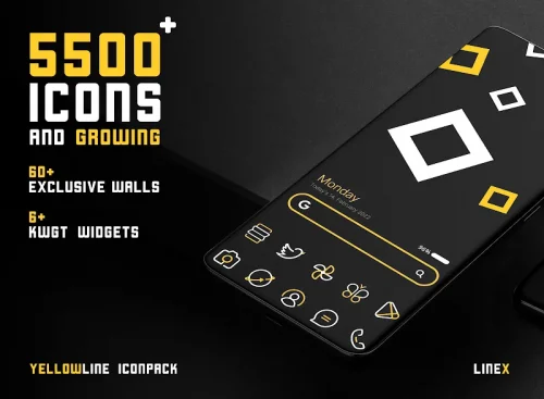 YellowLine Icon Pack : LineX