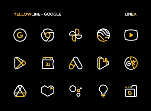 YellowLine Icon Pack : LineX
