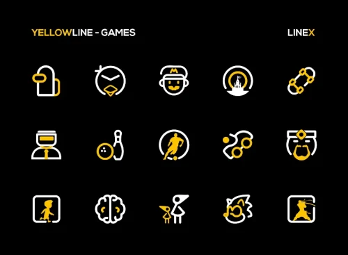 YellowLine Icon Pack : LineX