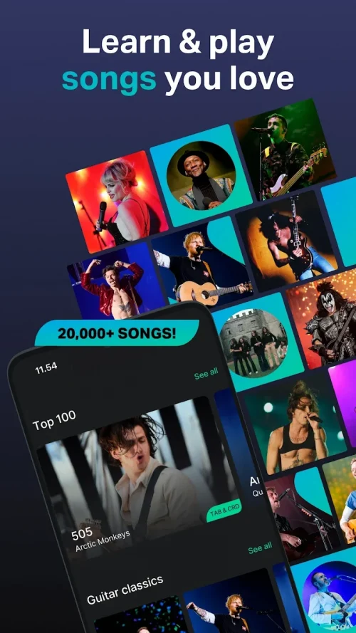 GuitarTuna: Tune & Play Guitar