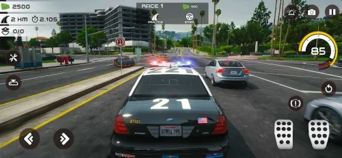Highway Police Chase Car Games