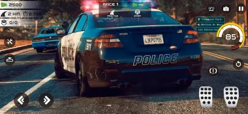 Highway Police Chase Car Games