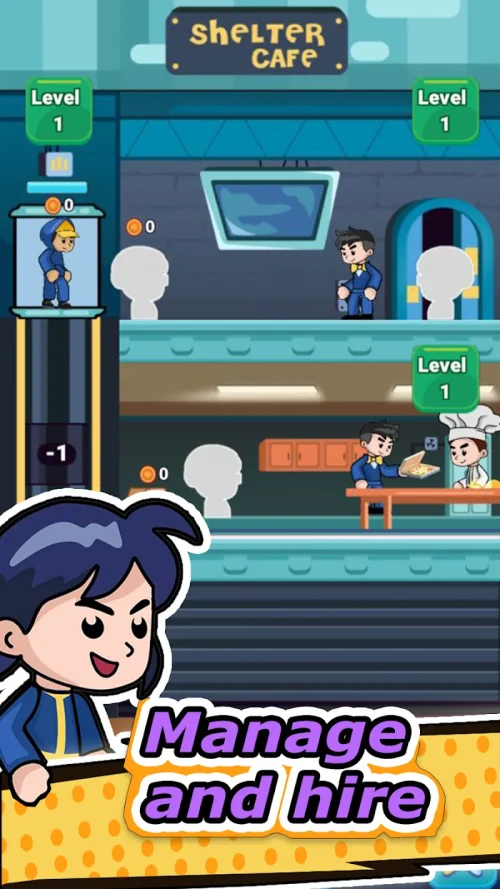 Idle Food Shelter Cafe Tycoon