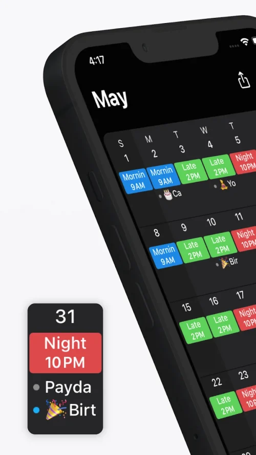 Supershift – Shift Calendar