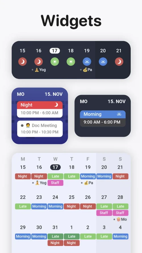 Supershift – Shift Calendar