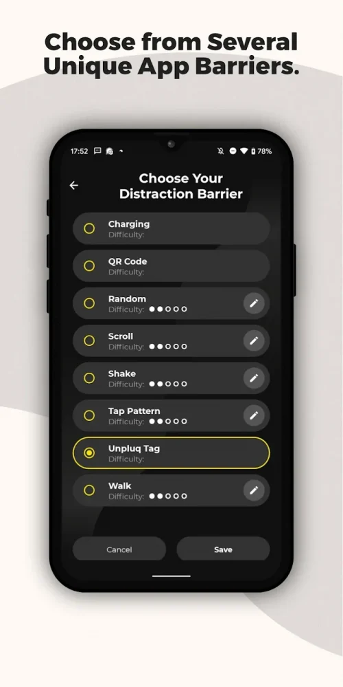 Unpluq: Control Your Time