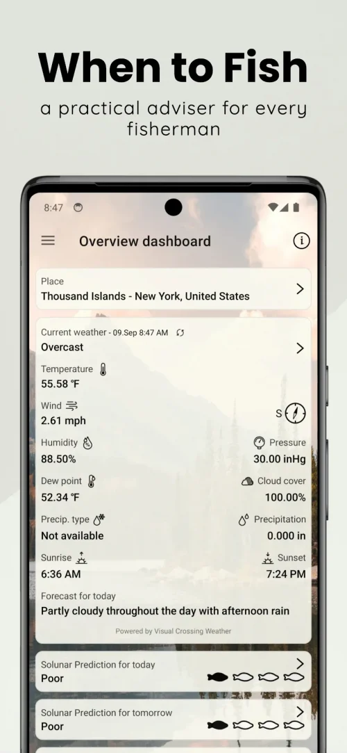 When to Fish – Fishing App