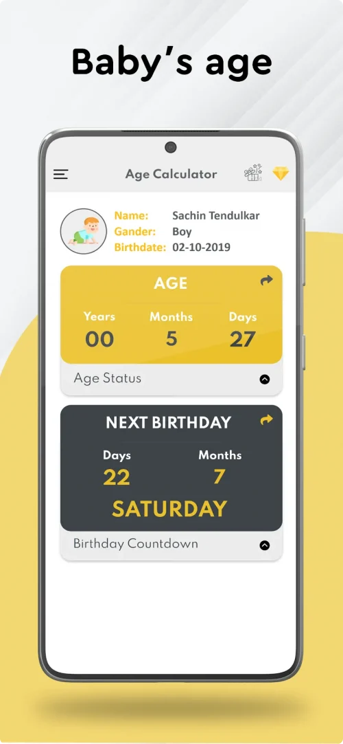 Age Calculator – Date of Birth