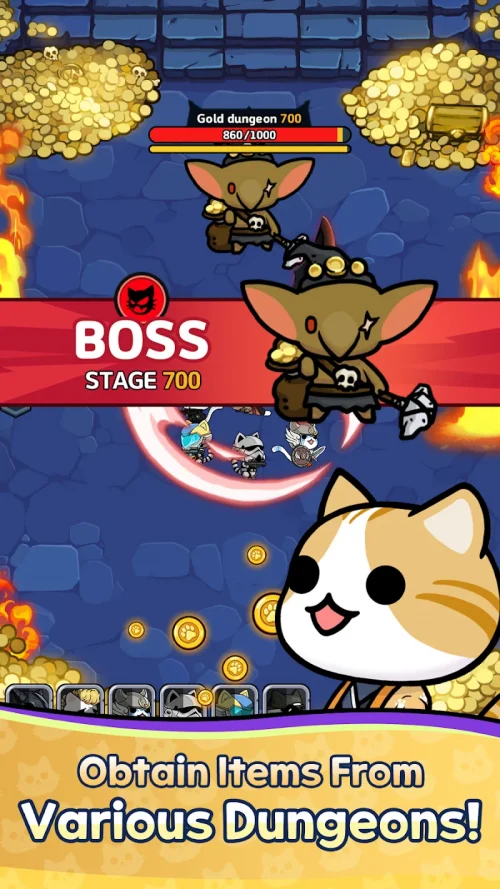Cat Fortress : Idle Defense