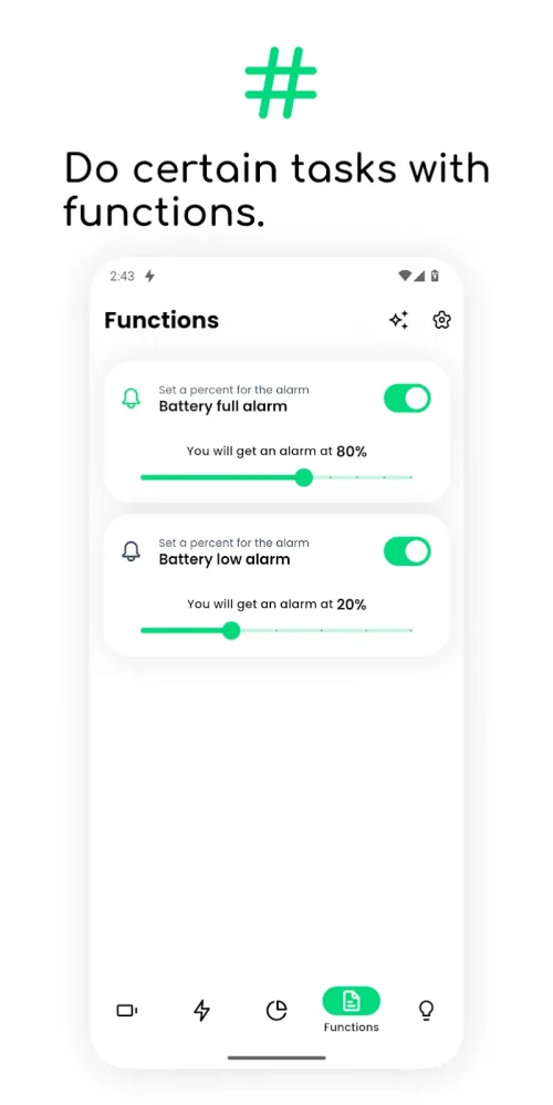 Electron: battery health info
