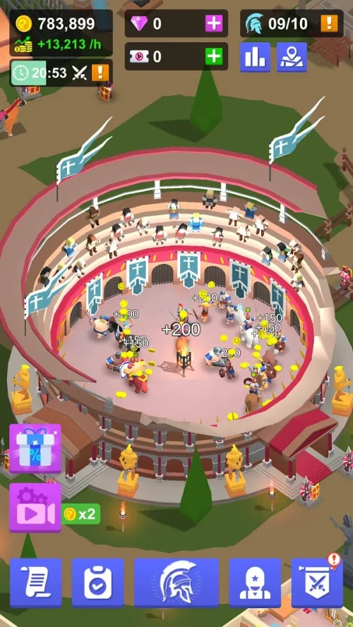Idle Gladiator Arena