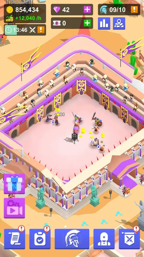 Idle Gladiator Arena