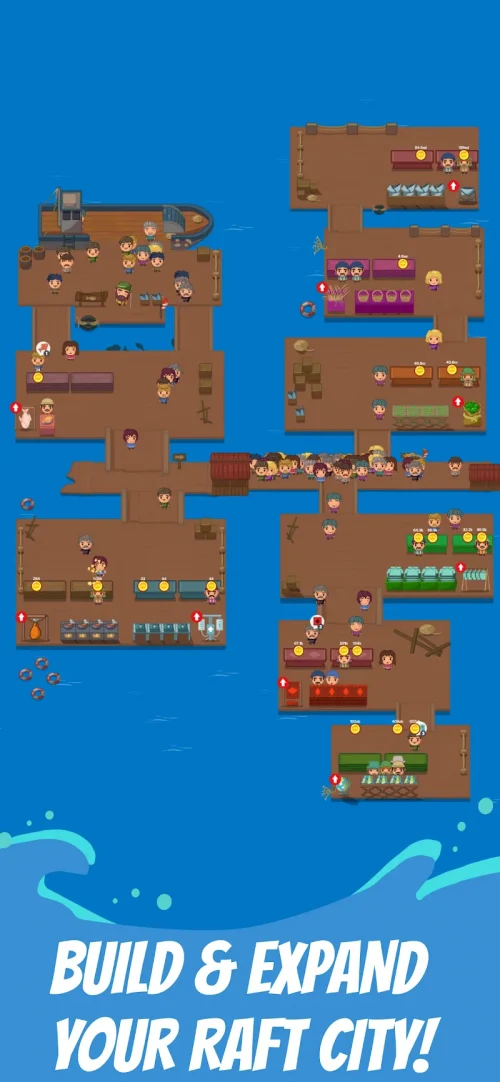 Idle Raft City – Sea World