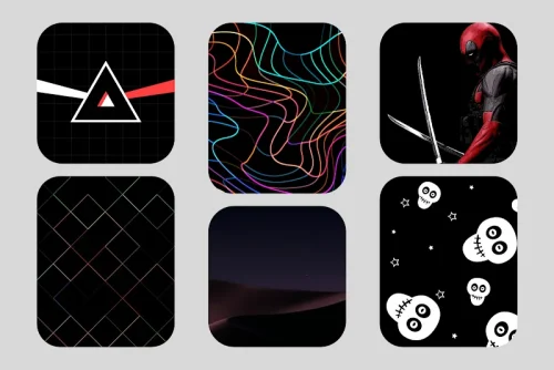 OneBlack – Icon Pack