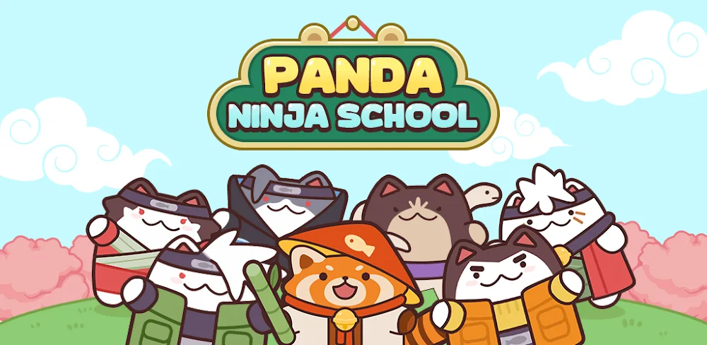 Panda Ninja School idle Tycoon
