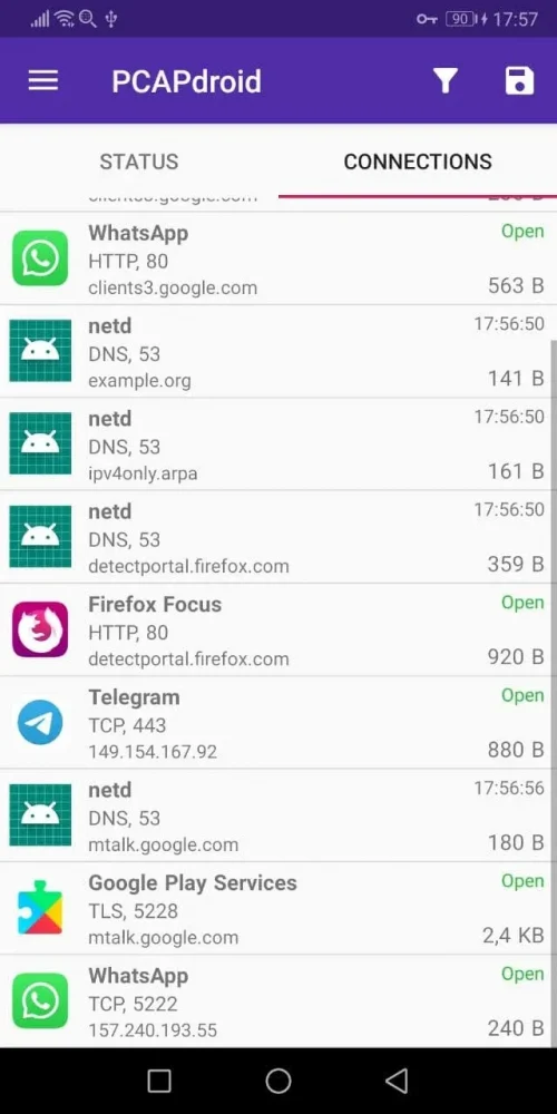 PCAPdroid – network monitor