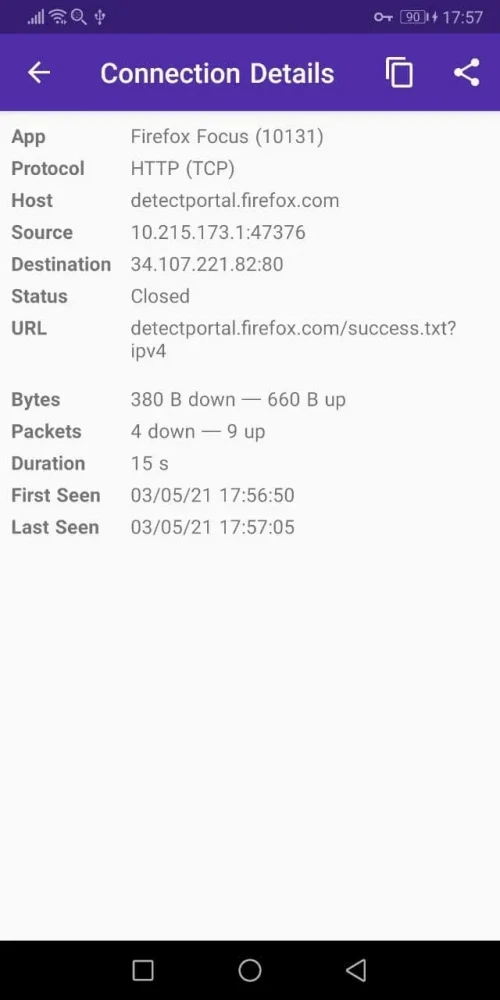 PCAPdroid – network monitor