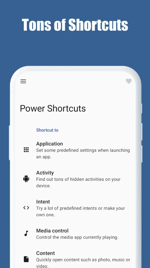 Power Shortcuts