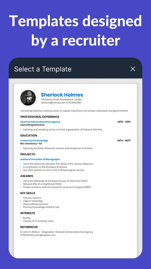 Resume Builder – CV Engineer