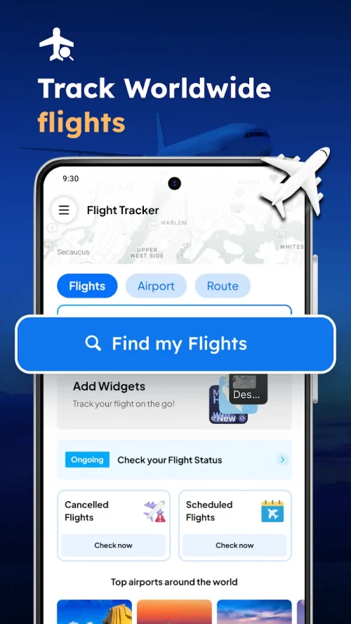 Flight Tracker-LIVE Status Map