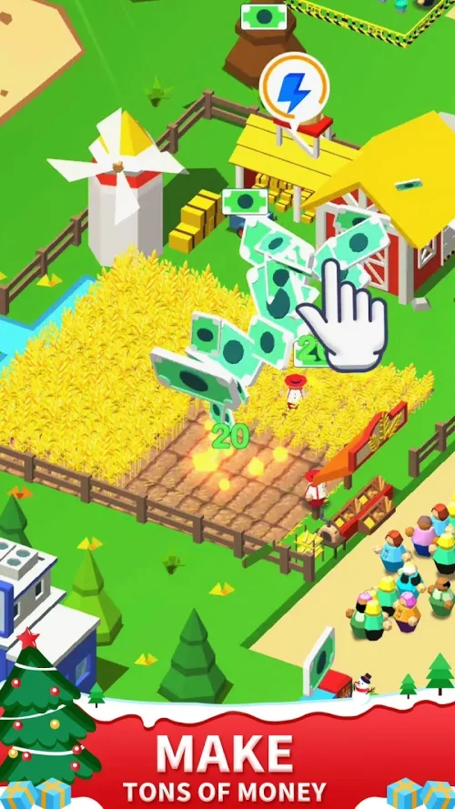 Idle Leisure Farm – Cash Click