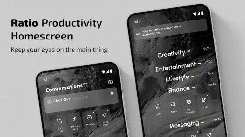 Ratio: Productivity Homescreen