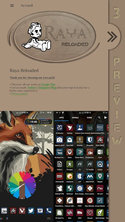 Raya Reloaded Icon Pack