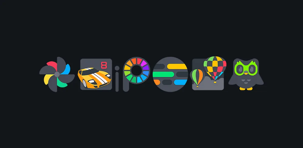 Asphalt – Dark Icon Pack