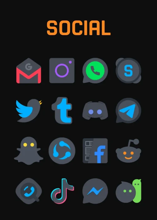 Asphalt – Dark Icon Pack