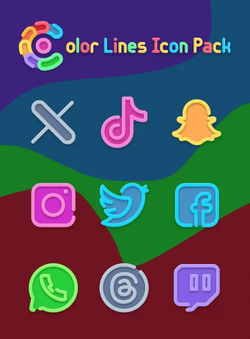 Color Line – Vibrant Icon Pack