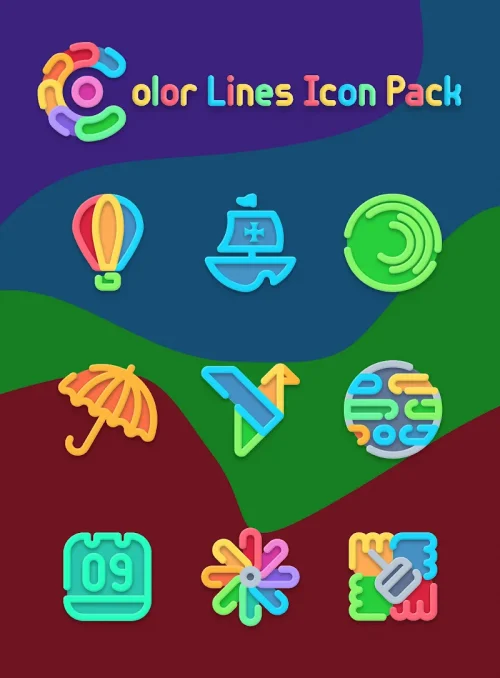 Color Line – Vibrant Icon Pack