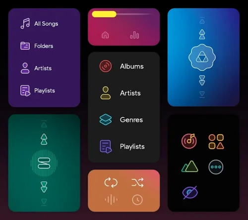 Dais Dark – Poweramp Skin