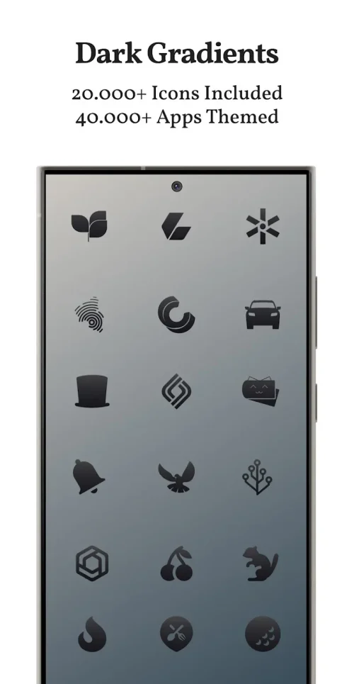 Dark Shapeless Icon Pack