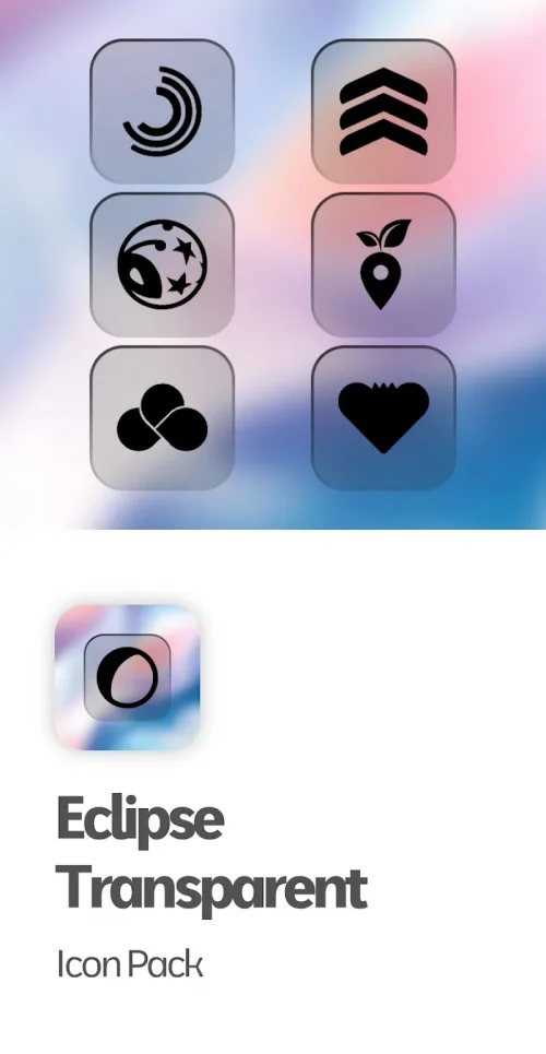 Eclipse Transparent Icon Pack