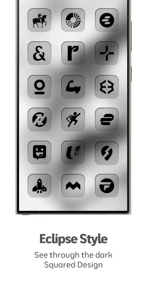 Eclipse Transparent Icon Pack