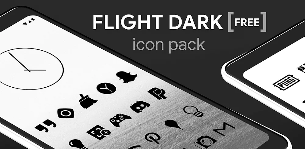 Flight Dark Pro – Icon Pack