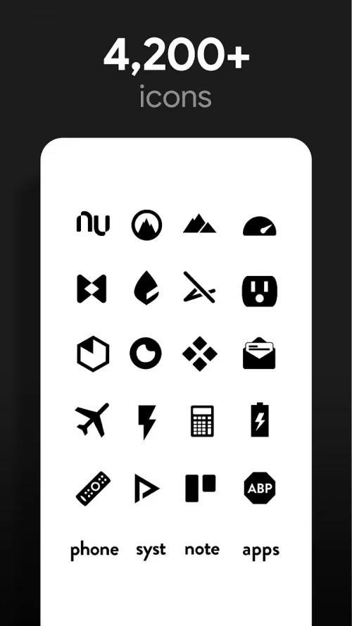 Flight Dark Pro – Icon Pack