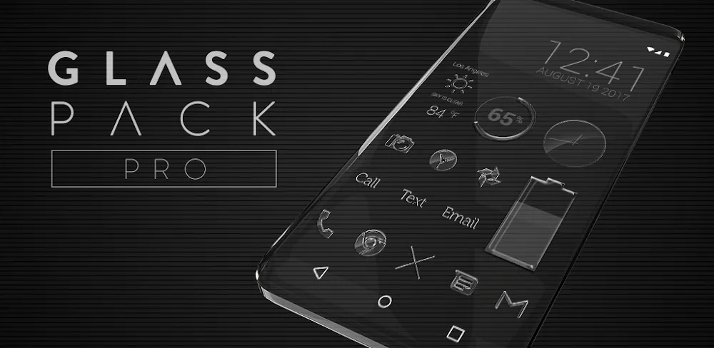 Glass Pack Pro – Clear Icons