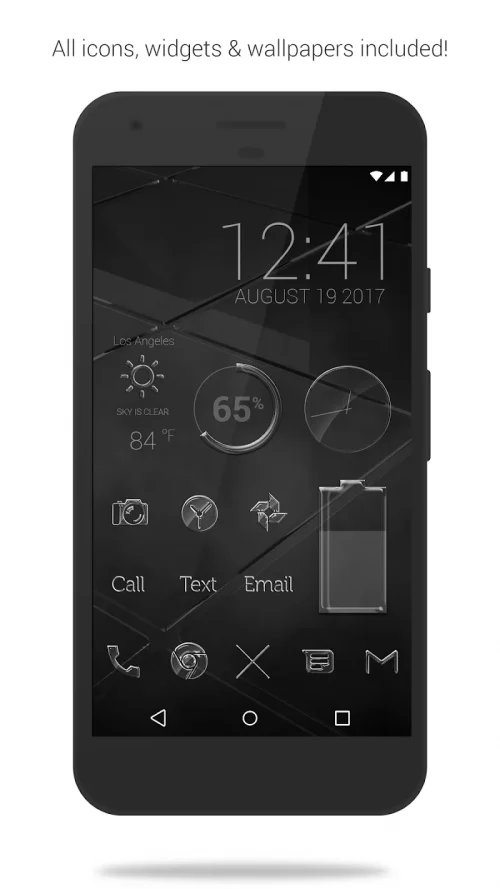 Glass Pack Pro – Clear Icons