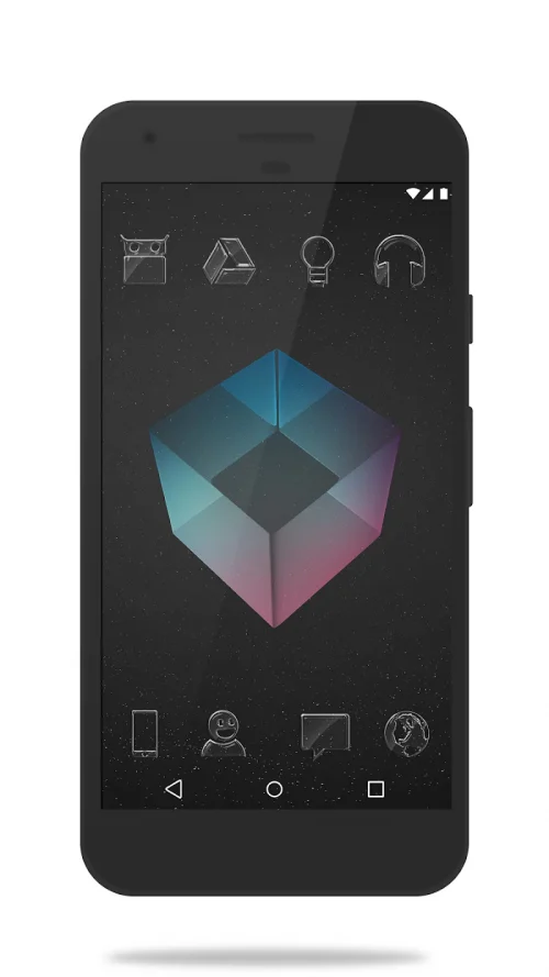 Glass Pack Pro – Clear Icons