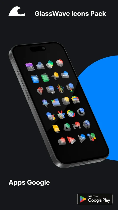 GlassWave Icons Pack