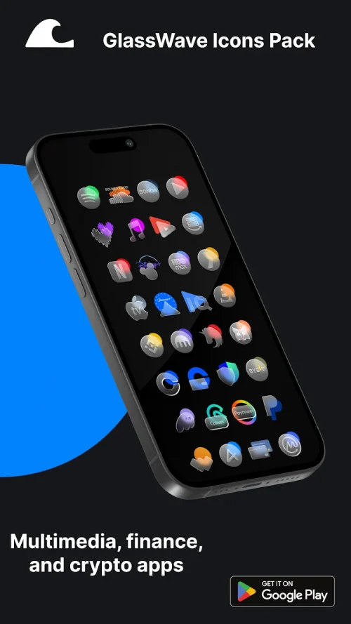 GlassWave Icons Pack