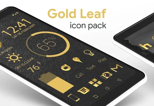 Gold Leaf Pro – Icon Pack