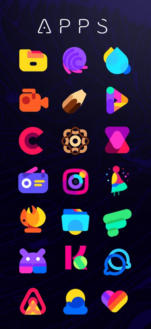 Hepta Theme, Icons, Widgets