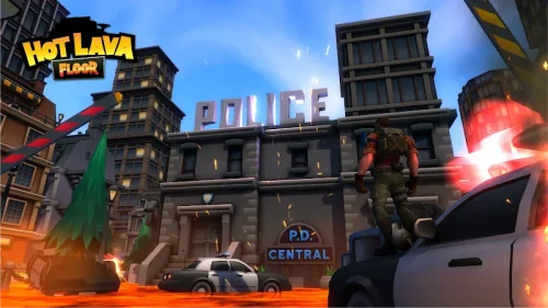 Hot Lava Floor: Parkour Run