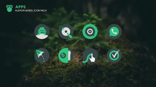 Klepon Wheel: Dark Icon Pack