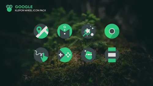 Klepon Wheel: Dark Icon Pack