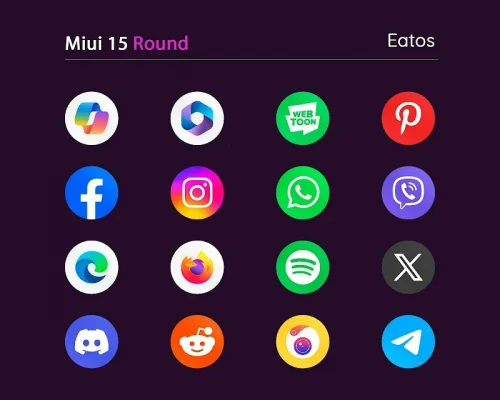Miui 15 – Icon Pack (Round)